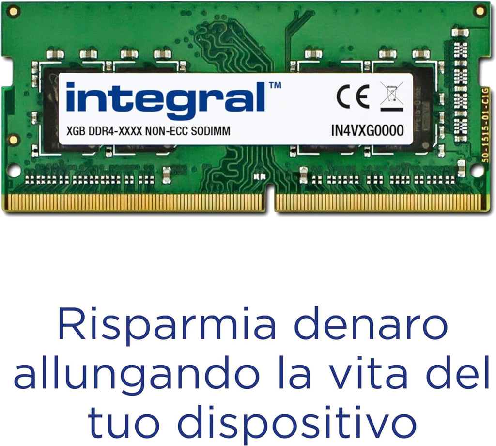 Integral RAM 16GB kit (2X 8GB) DDR4 2666Mhz Desktop PC Memory at