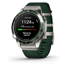 Garmin MARQ® Golfer Gen 2 46mm Titanium Watch - Green Ceramic Bezel Strap