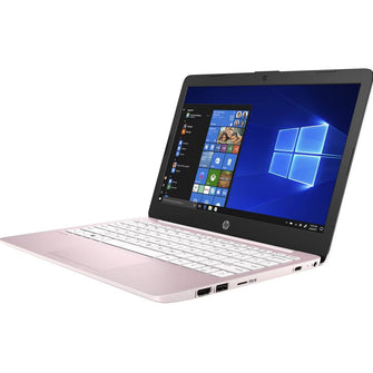 HP Stream 11 Laptop Intel Celeron N4120 4GB RAM 64GB Storage Windows 11 - Pink