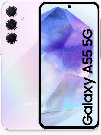 Buy Samsung,Samsung Galaxy A55 5g 128GB, 8GB RAM Dual Sim, Awesome Lilac - Unlocked - International Model - Gadcet UK | UK | London | Scotland | Wales| Near Me | Cheap | Pay In 3 | Mobile Phone