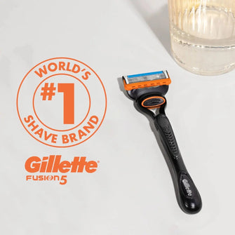 GILLETTE FUSION5 VALUE PACK: HANDLE + 10 RAZOR BLADES - 5