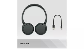 Sony WH-CH520 Wireless Bluetooth Headphones - up to 50 Hours Battery Life with Quick Charge, On-ear style - Black - 9