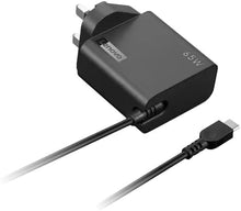 Lenovo 65W USB-C Wall Adapter - UK Power Adapter/Charger, Black