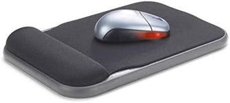 Kensington Ergonomic Gel Mouse Mat with Height Adjustable Wrist Support – Black, for Laser & Optical Mice, 200 x 280 mm