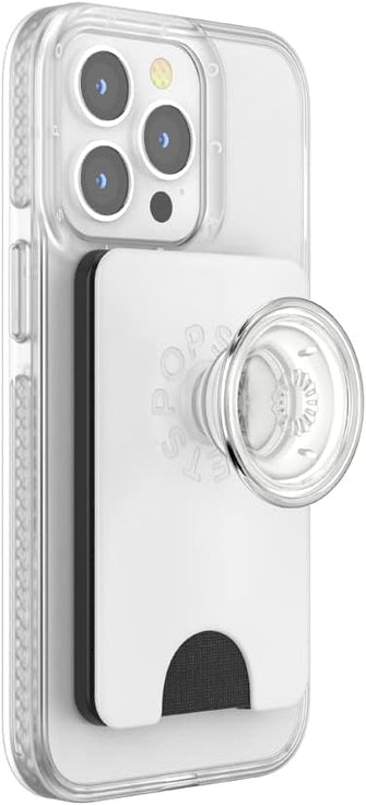 Buy PopSockets,PopSockets Card Holder For Magsafe - Clear White - Gadcet UK | UK | London | Scotland | Wales| Ireland | Near Me | Cheap | Pay In 3 | Mobile Phone Accessories