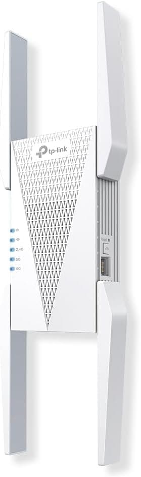 Buy TP-Link,TP-Link AXE5400 Tri-Band Mesh Wi-Fi 6E Range Extender, Broadband/Wi-Fi Extender, Wi-Fi Booster/Hotspot with 1 Gigabit Port, 160 MHz Channels, Built-In Access Point Mode, Easy Setup, UK Plug (RE815XE) - Gadcet UK | UK | London | Scotland | Wales| Near Me | Cheap | Pay In 3 | Repeaters