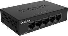 D-Link DGS-105GL 5-Port Gigabit Unmanaged Switch – Fanless, Metal Housing, Low Profile, Plug & Play, 802.3az EEE – Black