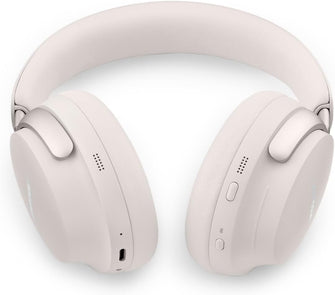 Bose QuietComfort Ultra Wireless Noise Cancelling Headphones with Mic, Spatial Audio, 24-Hour Battery - White Smoke