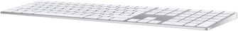 Apple Magic Keyboard with Numeric Keypad – Bluetooth, Rechargeable, British English, Silver – Compatible with Mac, iPad & iPhone