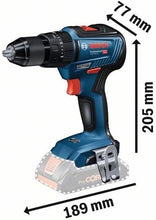 Bosch Professional 18V Cordless Combi Drill GSB 18V-55 – 2x 2.0Ah Batteries, 18V-40 Charger, L-BOXX 136