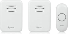 Buy Byron,Byron Wireless Doorbell Set Twin Pack - Portable & Plug-In, 150m Range, 16 Melodies, White - Gadcet UK | UK | London | Scotland | Wales| Near Me | Cheap | Pay In 3 | Electronics