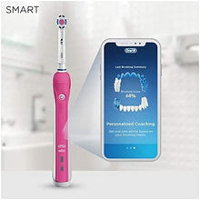 Oral-B Smart 4 4000 3D White Electric Toothbrush Rechargeable - Pink - 3