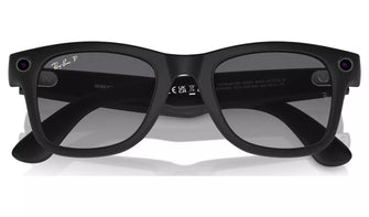 Ray-Ban Meta Wayfarer L Matte Black, Polar Gradient Graphite | Gadcet UK