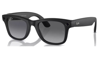 Buy Ray-Ban,Ray-Ban Meta Wayfarer L Matte Black, Polar Gradient Graphite - Gadcet UK | UK | London | Scotland | Wales| Near Me | Cheap | Pay In 3 | Smart Glasses