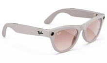 Ray-Ban Meta Skyler, Shiny Warm Grey, Cinnamon Pink