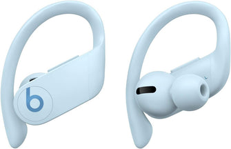 Powerbeats Pro Wireless Earphones, Apple H1 Chip, Class 1 Bluetooth, 9-Hour Battery, Sweat-Resistant - Glacier Blue