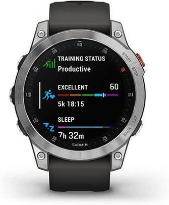 Buy Garmin,Garmin Epix 2 Silicone Strap Smart Watch - Slate - Gadcet UK | UK | London | Scotland | Wales| Near Me | Cheap | Pay In 3 | Watches