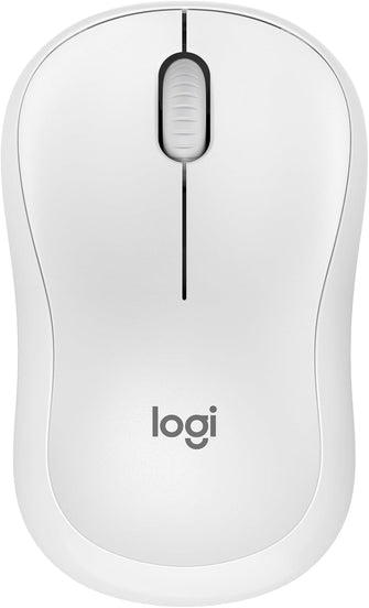 Logitech M240 Silent Bluetooth Mouse, Wireless, Compact, Portable, Smooth Tracking, 18-Month Battery, for Windows, macOS, ChromeOS, Compatible with PC, Mac, Laptop, Tablets - White