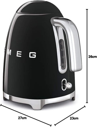 Smeg KLF03BLUK Retro Style Kettle - Black