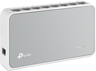 TP-Link TL-SF1008D 8-Port 10/100 Mbps Ethernet Switch – Plug & Play, No Configuration Needed, Desktop Hub & Splitter