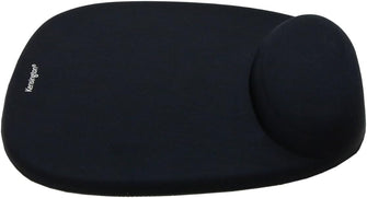 Kensington Ergonomic Mouse Mat with Wrist Support – Comfort Foam, Compatible with Laser & Optical Mice – Black (62384), 32 x 252 x 210 mm