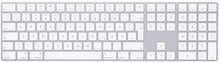 Apple Magic Keyboard with Numeric Keypad – Bluetooth, Rechargeable, British English, Silver – Compatible with Mac, iPad & iPhone