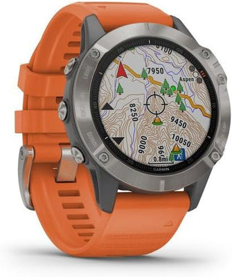 Buy Garmin,Garmin Fenix 6 Sapphire Multisport GPS Watch - Titanium - Gadcet UK | UK | London | Scotland | Wales| Ireland | Near Me | Cheap | Pay In 3 | Watches