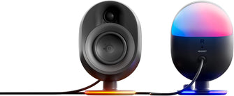 SteelSeries Arena 7 2.1 Gaming Speakers – Illuminated, 2-Way Design, Powerful Bass & Subwoofer, USB, Aux, Optical, Bluetooth, Wired – Compatible with PC, PlayStation, Mobile, Mac – UK Plug