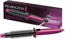 Remington Flexibrush Steam Hair Styler for Short or Long Hair (Creates Waves, Curls & Body, Steam Function for Gentle Styling, Ceramic Coating for Even Heat, Curl Release, 60 Second Heat Up) CB4N