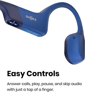 Buy Shokz,Shokz Openrun Mini Bone Conduction Sports Headphones, Bluetooth Wireless Earphones with Mic, 8H Playtime, Open-Ear Waterproof for Running Workout - Blue - Gadcet.com | UK | London | Scotland | Wales| Ireland | Near Me | Cheap | Pay In 3 | Earphones