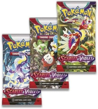 Buy Pokemon,Pokémon TCG Scarlet & Purple Blister Pack - 3 Arcanine & Oyacata Boosters, 1 Random Pack - Gadcet UK | UK | London | Scotland | Wales| Near Me | Cheap | Pay In 3 | Games