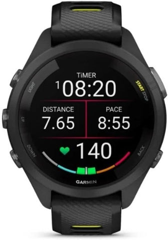 Garmin Forerunner 265S 2.79 cm (1.1 inches) AMOLED 42 mm Black, Grey GPS (Satellite)