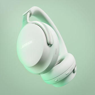 Bose QuietComfort Ultra Wireless Noise Cancelling Headphones with Mic, Spatial Audio, 24-Hour Battery - White Smoke