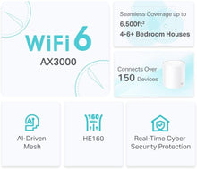 Buy TP-Link,TP-Link Deco X50 AX3000 Whole Home AI-Driven Mesh Wi-Fi 6 System, Dual-Band with Gigabit Ports, Coverage up to 6,500 ft2, Connect up to 150 devices, 1 GHz Dual-Core CPU, HomeShield Security, Pack of 3 - Gadcet UK | UK | London | Scotland | Wales| Ireland | Near Me | Cheap | Pay In 3 | Network Cards & Adapters