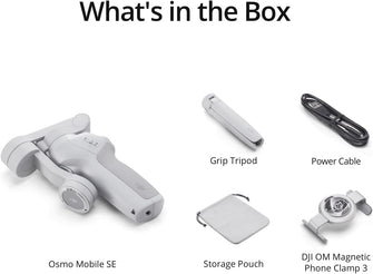 DJI OSMO Mobile SE Intelligent Gimbal, 3-Axis Phone Gimbal, Portable and Foldable, Android and iPhone Gimbal with ShotGuides, Smartphone Gimbal, Vlogging Stabilizer, YouTube and TikTok Videos