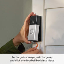 Ring Battery Video Doorbell (2024) - DIY Wireless, HD Video, Head-to-Toe View, Built-in Battery, 30-Day Free Ring Home Trial