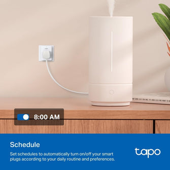 Tapo Smart Plug with Energy Monitoring - Remote Management via App, Scheduling, Timer, Device Sharing, Away Mode, Voice Control (Alexa & Google Home) - Tapo P110