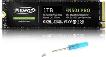 Fikwot FN501 Pro NVMe SSD 1TB M.2 2280, PCIe Gen3 x4, Up to 3500MB/s, 3D TLC NAND, SLC Cache - Compatible with Laptops & Desktops