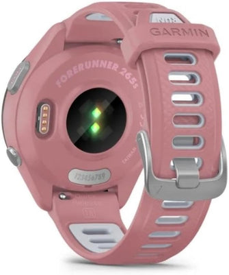 Garmin Forerunner 265S 42mm Running Smartwatch for Unisex, Light Pink/Powder Grey