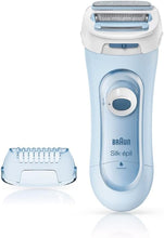 Braun Silk-épil 5 Lady Shaver, 3-in-1 Electric Shaver, Trimmer and Exfoliation System, Wet & Dry, 5-160, Blue