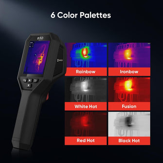 HIKMICRO B10 Thermal Imaging Camera, 256x192 IR Resolution, 2MP Visual Camera, 3.2" LCD, IP54, -20°C to 550°C