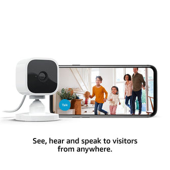Buy Blink,Blink Mini | Indoor plug-in pet security camera, 1080p HD day and night video, motion detection, two-way audio, easy setup, Alexa enabled, Blink Subscription Plan Free Trial — 2 cameras (White) - Gadcet UK | UK | London | Scotland | Wales| Ireland | Near Me | Cheap | Pay In 3 | Security Monitors & Recorders