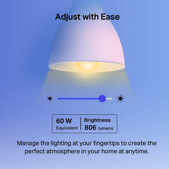 Tapo Smart Bulb B22 (2-Pack) – Multicolour, 60W Energy-Saving, Works with Alexa & Google Home, No Hub Required (Tapo L530B) [Energy Class F]