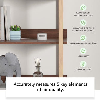 Amazon Smart Air Quality Monitor | Know your air, Works with Alexa