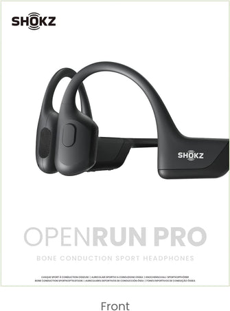 Buy Shokz,Shokz OpenRun Pro Bone Sound Headphones, Open Ear Sports Headphones with Microphone - Gadcet.com | UK | London | Scotland | Wales| Ireland | Near Me | Cheap | Pay In 3 | Headphones
