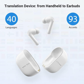 Buy Timekettle,Timekettle M3 Language Translator Earbuds, Two-Way Translator Device with APP for 40 Languages & 93 Accents Online - Gadcet UK | UK | London | Scotland | Wales| Ireland | Near Me | Cheap | Pay In 3 | Earphones