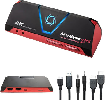 Buy AVerMedia,AVerMedia Live Gamer Portable 2 Plus GC513, Game Capture Card, 1080p60 Streaming & Recording, 4K60 Pass-through for PS5, Switch, PC/Mac - Gadcet UK | UK | London | Scotland | Wales| Near Me | Cheap | Pay In 3 | Computer Microphones