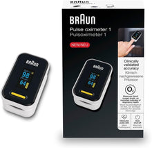 Braun Pulse Oximeter 1 – Accurate Blood Oxygen Finger Monitor, Clinically Validated, Easy-to-Use, Ideal for COPD, Pneumonia & Sleep Apnea – YK-81CEU