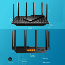 TP-Link Archer AX72 AX5400Mbps WiFi 6 Router, WiFi Router, Gigabit Ethernet Ports, USB 3.0, Internet Booster Routers, WiFi Booster, Ultra-Low Latency, EasyMesh,WPA3, Ideal for Gaming, Alexa