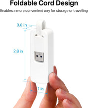 TP-Link UE300 USB 3.0 to Gigabit Ethernet Adapter – USB to RJ45 LAN, Plug & Play, Compatible with Windows, MacOS & Linux